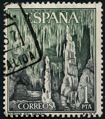 Espanha - 1964 - Turismo Cuevas del Drach - 1Ptas
