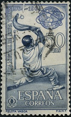 Espanha - 1964 - Feria Mundial de Nueva York Pelota Vasca - 50Ptas