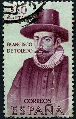 Espanha - 1964 - Forjadores de America Francisco de Toledo - 2.50Pta