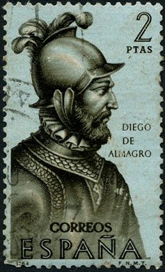 Espanha - 1964 - Forjadores de America Diego de Almagro - 2Ptas