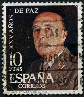 Espanha - 1964 - XXV Anos de Paz Franco Criador da Paz - 10Ptas