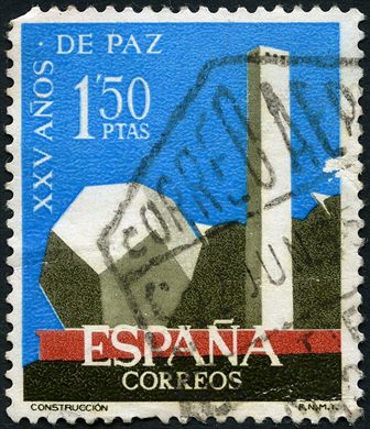 Espanha - 1964 - XXV Anos de Paz Construcao - 1Ptas50