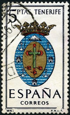 Espanha - 1965 - Escudos de Capitais - Tenerife - 5Ptas
