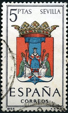 Espanha - 1965 - Brasoes das Capitais - Sevilha - 5Ptas