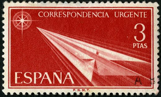 Espanha - 1965 - Correspondencia Urgente - 3Ptas