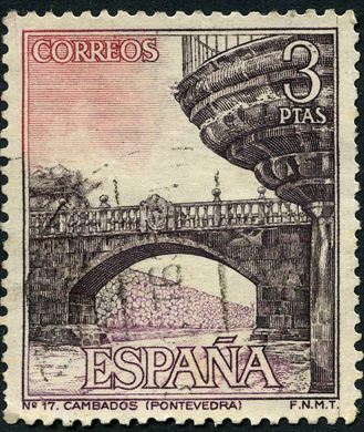 Espanha - 1965 - Turismo Cambados Pontevedra - 3Ptas
