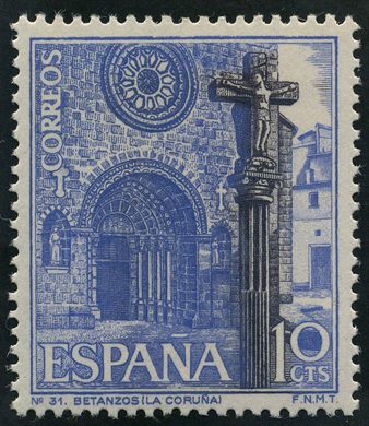 Espanha - 1965 - Turismo Betanzos La Coruna - 10Cts