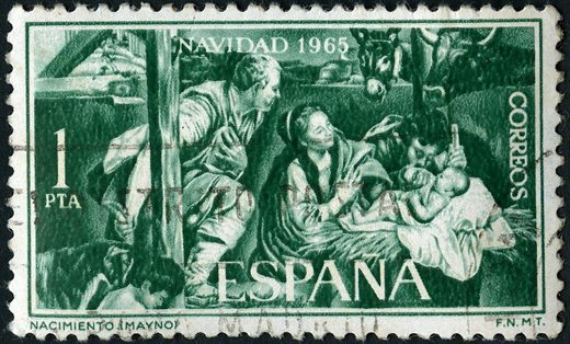 Espanha - 1965 - Natal Nacimiento Mayno - 1Pta