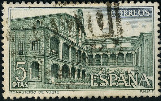 Espanha - 1965 - Mosteiro de Yuste - 5Ptas