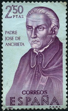 Espanha - 1965 - Forjadores de America Padre Anchieta - 2.50Pta