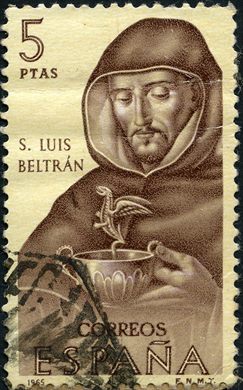 Espanha - 1965 - Forjadores de America San Luis Beltran - 5Pta