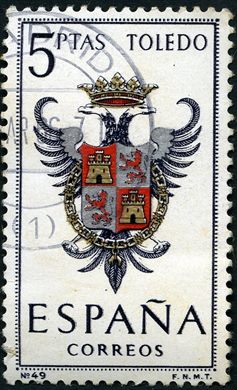 Espanha - 1966 - Escudos Toledo - 5Ptas