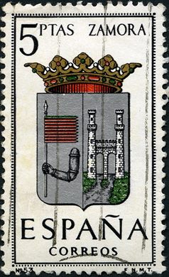 Espanha - 1966 - Escudos Provincias Zamora - 5Ptas