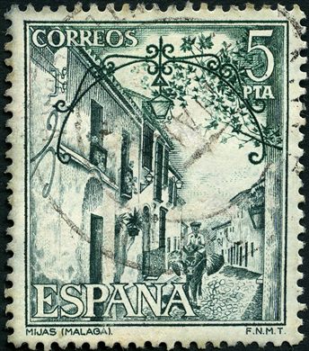 Espanha - 1966 - Turismo Mijas - 5Ptas