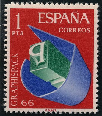 Espanha - 1966 - Graphispack - 1Ptas