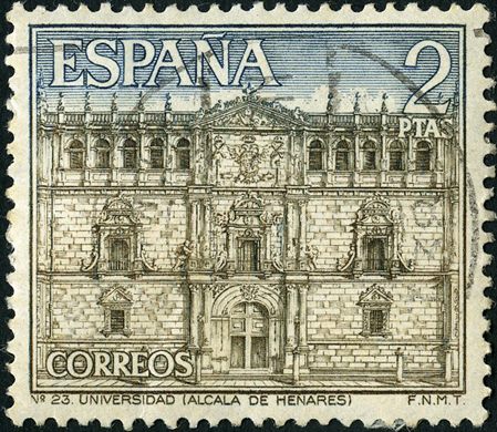 Espanha - 1966 - Turismo Universidad de Alcala de Henares - 2Ptas