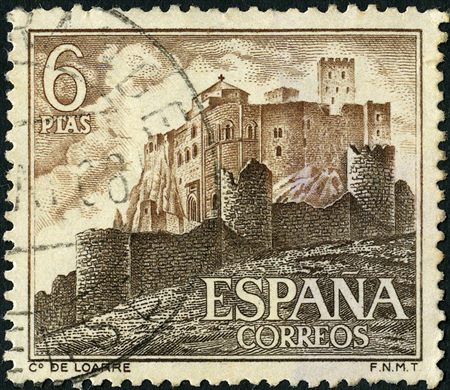 Espanha - 1966 - Castelos Loarre - 6Ptas