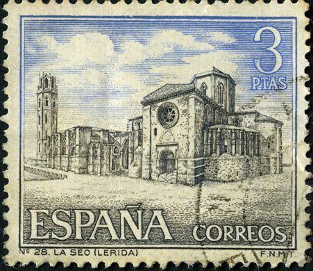 Espanha - 1966 - Turismo La Seo Lerida - 3Ptas