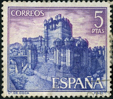 Espanha - 1966 - Castillos Coca - 5Ptas
