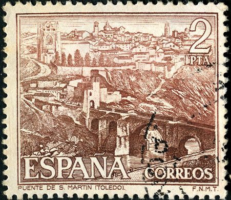 Espanha - 1966 - Turismo Puente San Martin Toledo - 2Ptas