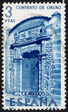 Espanha - 1966 - Forjadores de America - Convento de Oruro - 3Ptas