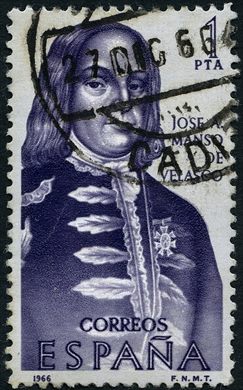 Espanha - 1966 - Forjadores de America Manso de Velasco - 1Ptas