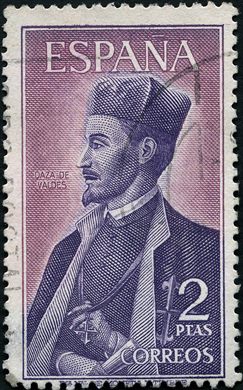 Espanha - 1966 - Personagens Espanhois Daza de Valdes - 2Ptas
