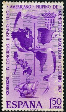 Espanha - 1967 - Congresso Hispano Luso Americano Filipino Barcelona - 1.50Ptas