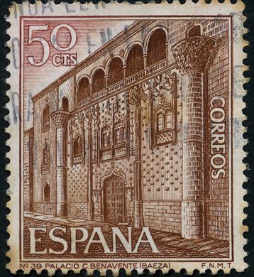 Espanha - 1967 - Turismo Palacio Benavente Baeza - 0.50Ptas