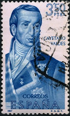 Espanha - 1967 - Personajes Cayetano Valdes - 3.50Pta