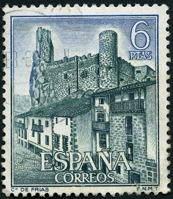 Espanha - 1968 - Turismo Castelo de Frias - 6Ptas