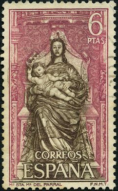 Espanha - 1968 - Monasterios Santa Maria del Parral - 6Ptas