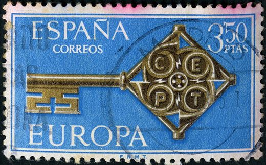 Espanha - 1968 - Europa CEPT - 3.50Ptas