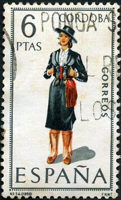 Espanha - 1968 - Trajes Tipicos Cordoba - 6Ptas