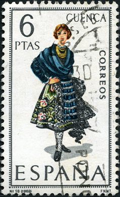 Espanha - 1968 - Trajes Tipicos - Cuenca - 6Ptas