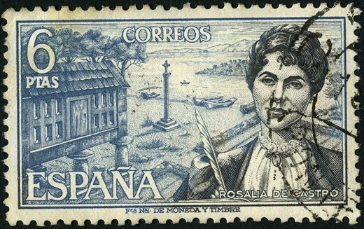 Espanha - 1968 - Rosalia de Castro - 6Ptas
