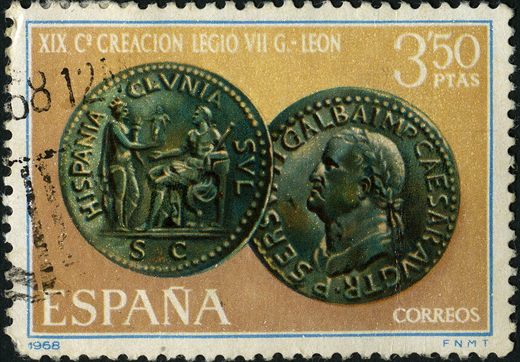 Espanha - 1968 - XIX Centenario Legio VII Leon - 3.50Pta