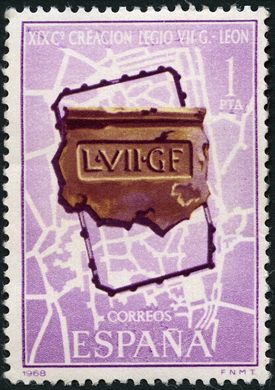 Espanha - 1968 - XIX Centenario Legio VII Leon - 1Pta