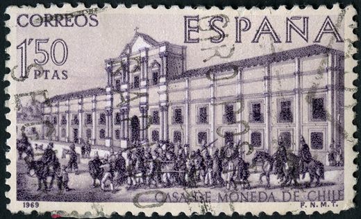 Espanha - 1969 - Hispanidad Casa de Moneda de Chile - 1.50Ptas