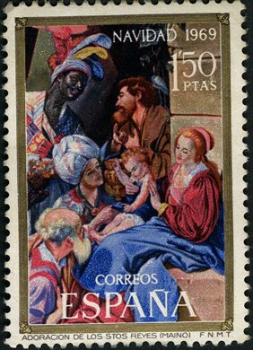 Espanha - 1969 - Natal - Adoracion de los Stos Reyes Maino - 1.50Ptas