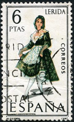 Espanha - 1969 - Trajes Tipicos - Lerida - 6Ptas