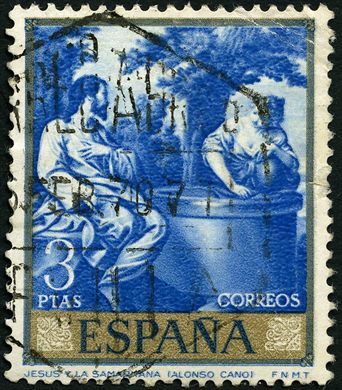 Espanha - 1969 - Pintor Alonso Cano Jesus y la Samaritana - 3Ptas