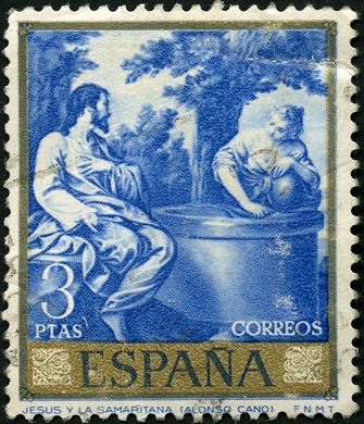 Espanha - 1969 - Pintor Alonso Cano Jesus y la Samaritana - 3Ptas