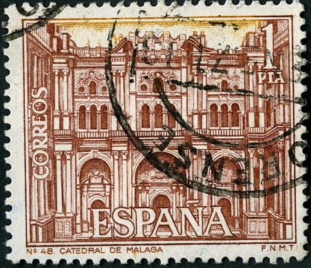 Espanha - 1970 - Turismo Catedral de Malaga - 1Pta