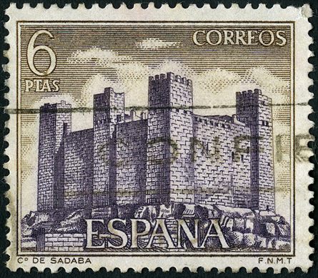 Espanha - 1970 - Castelos Sadaba - 6Ptas