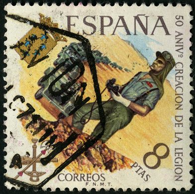 Espanha - 1970 - 50 Aniversario Criacao da Legiao - 8Ptas