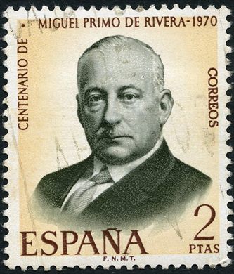 Espanha - 1970 - Centenario Miguel Primo de Rivera - 2Ptas