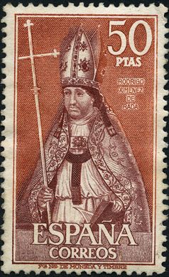 Espanha - 1970 - Personagens Espanhois Rodrigo Ximenez de Rada - 50Ptas