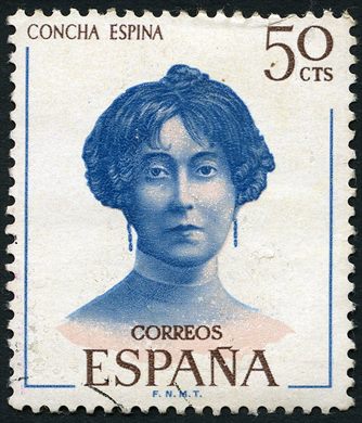 Espanha - 1970 - Literatos - Concha Espina - 50Cts