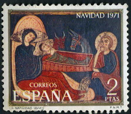 Espanha - 1971 - Natal - Natividade de Avia - 2Ptas
